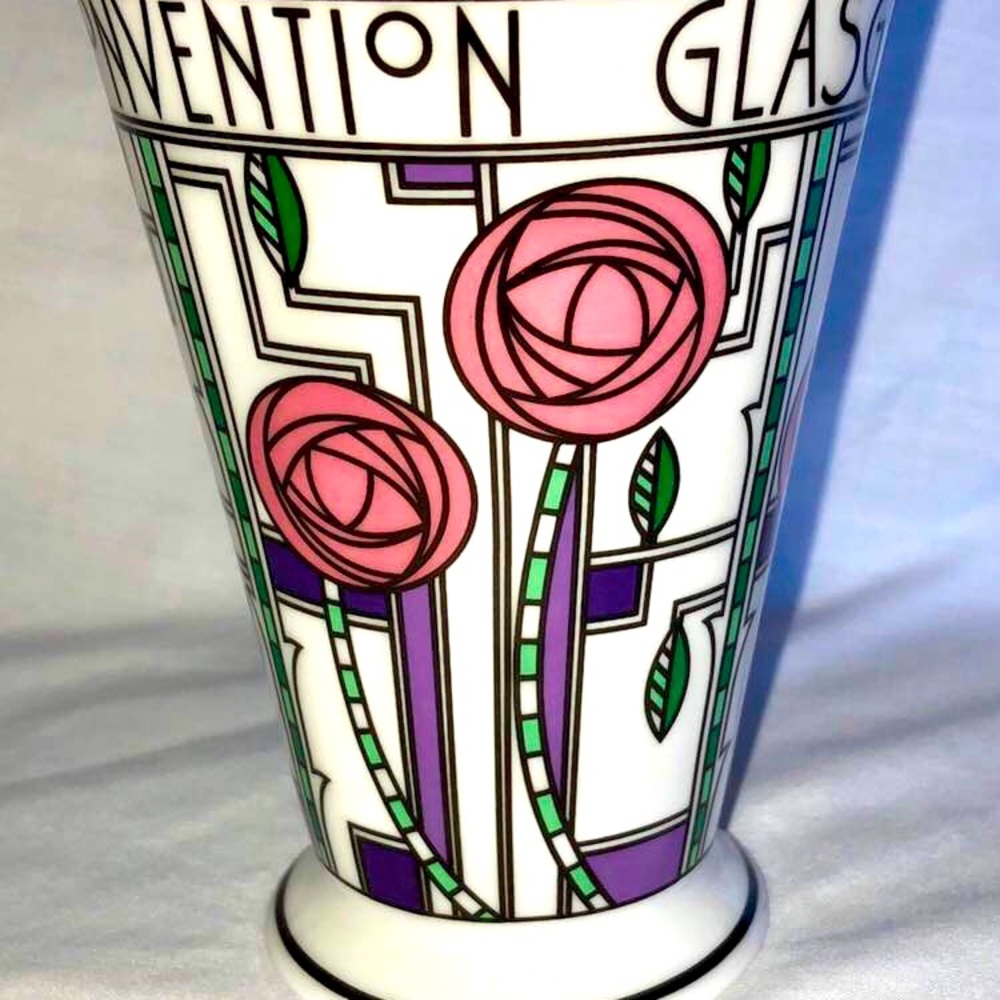 Arts & Crafts Art Nouveau Style Wren Scotland 1997 Mackintosh Rose Mug Scottish